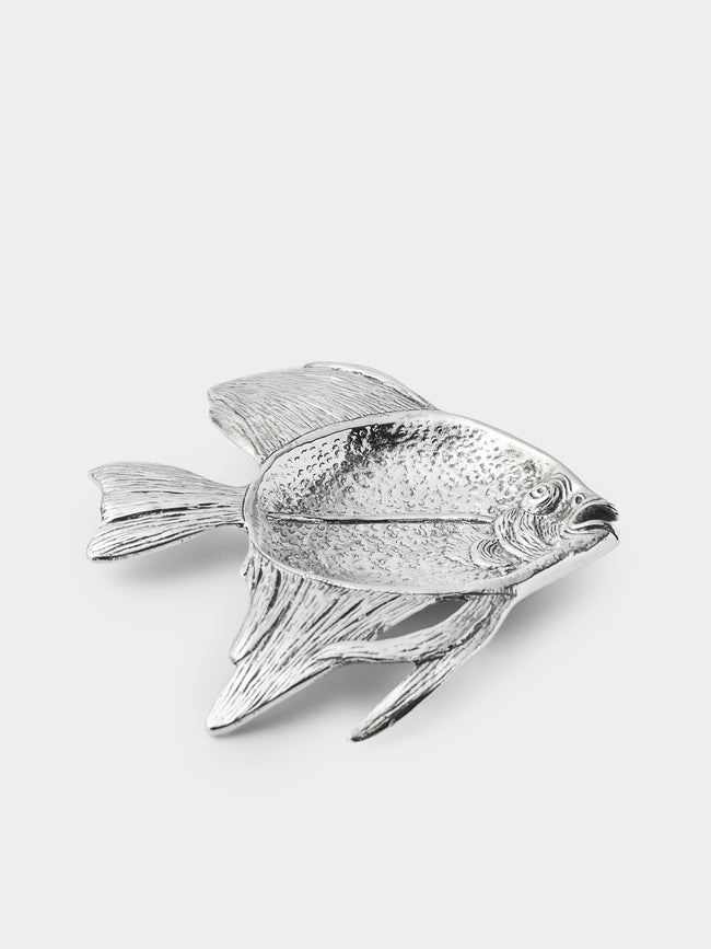 Antique and Vintage - 1940s Solid Silver Fish Trinket Dish -  - ABASK - 