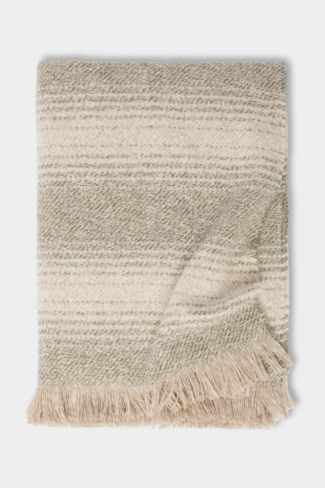 Johnstons of Elgin - Cashmere, Wool and Alpaca Ombré Blanket -  - ABASK - 