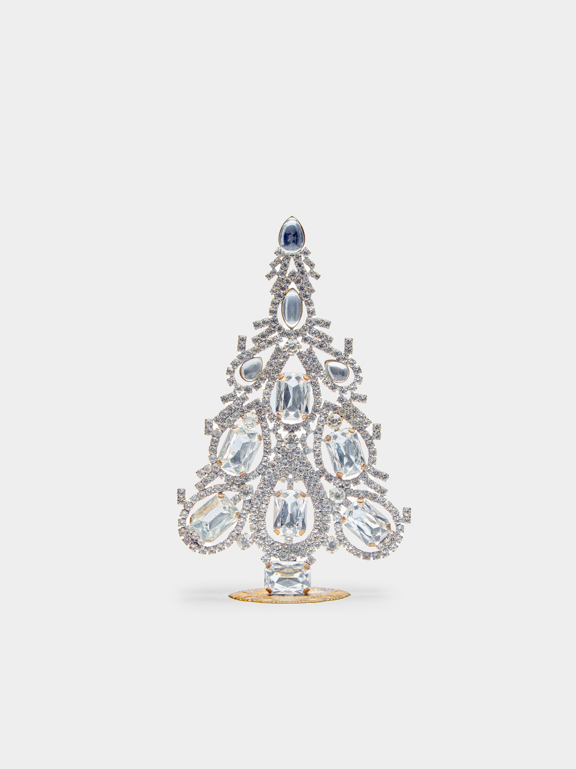 Antique and Vintage - 1930s Czech Jewelled Small Christmas Tree -  - ABASK - 