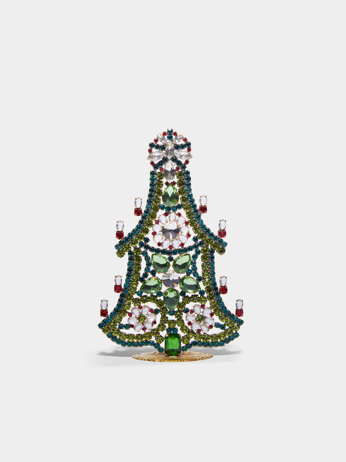 Antique and Vintage - 1930s Czech Jewelled Small Christmas Tree -  - ABASK - 