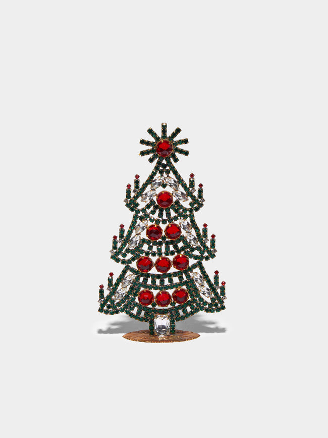 Antique and Vintage - 1930s Czech Jewelled Small Christmas Tree -  - ABASK - 