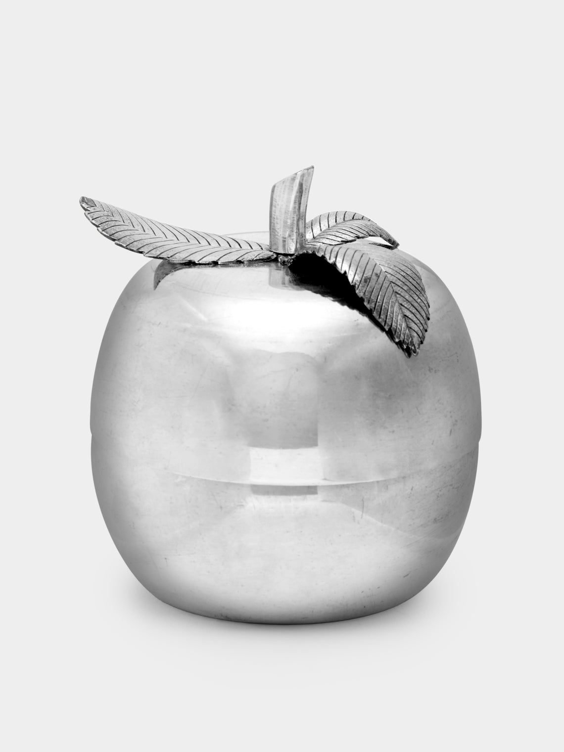 Antique and Vintage - 1980s Silver-Plated Apple -  - ABASK - 