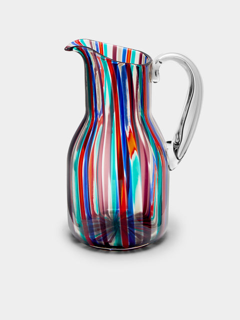 Venini - Gio Ponti Canne Hand-Blown Murano Glass Pitcher -  - ABASK - 