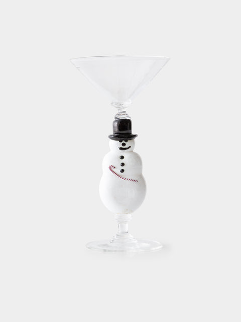 Richard Marquis x Dante Marioni - 2006 Frosty Hand-Blown Martini Glass -  - ABASK - 