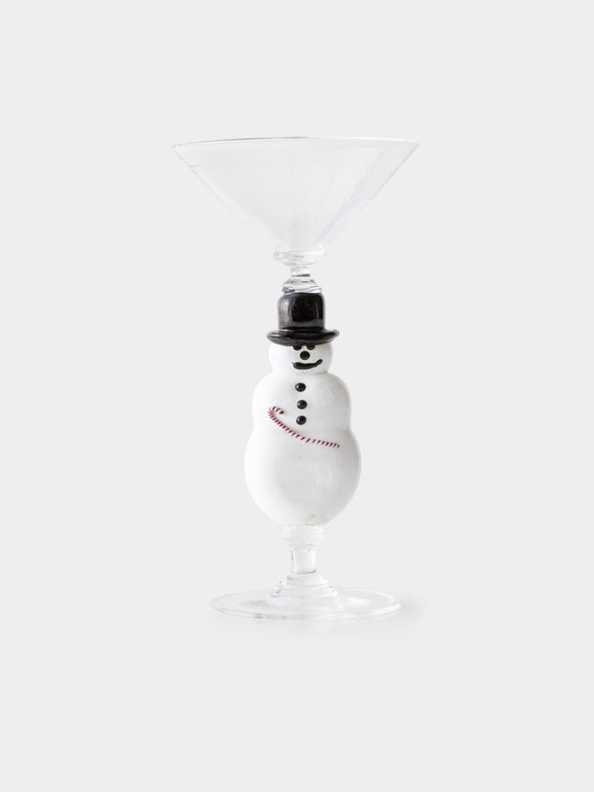 Richard Marquis x Dante Marioni - 2006 Frosty Hand-Blown Martini Glass -  - ABASK - 