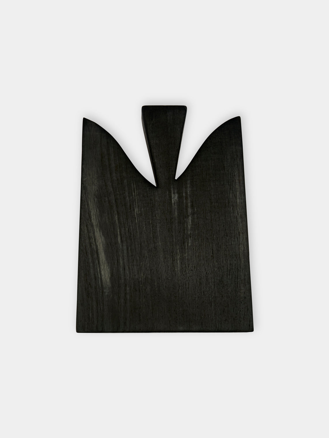 Riccardo Monte - Hand-Carved Charred Walnut Small Serving Board -  - ABASK - 