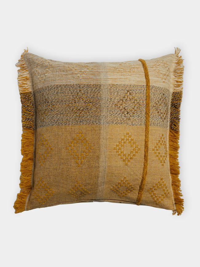 Maria Sigma - Ariadne Handwoven Wool and Alpaca Cushion -  - ABASK - 