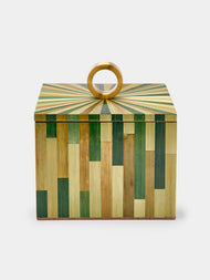 Ruda Studio - Weave Rye Straw Inlay Wood Jewellery Box -  - ABASK - 