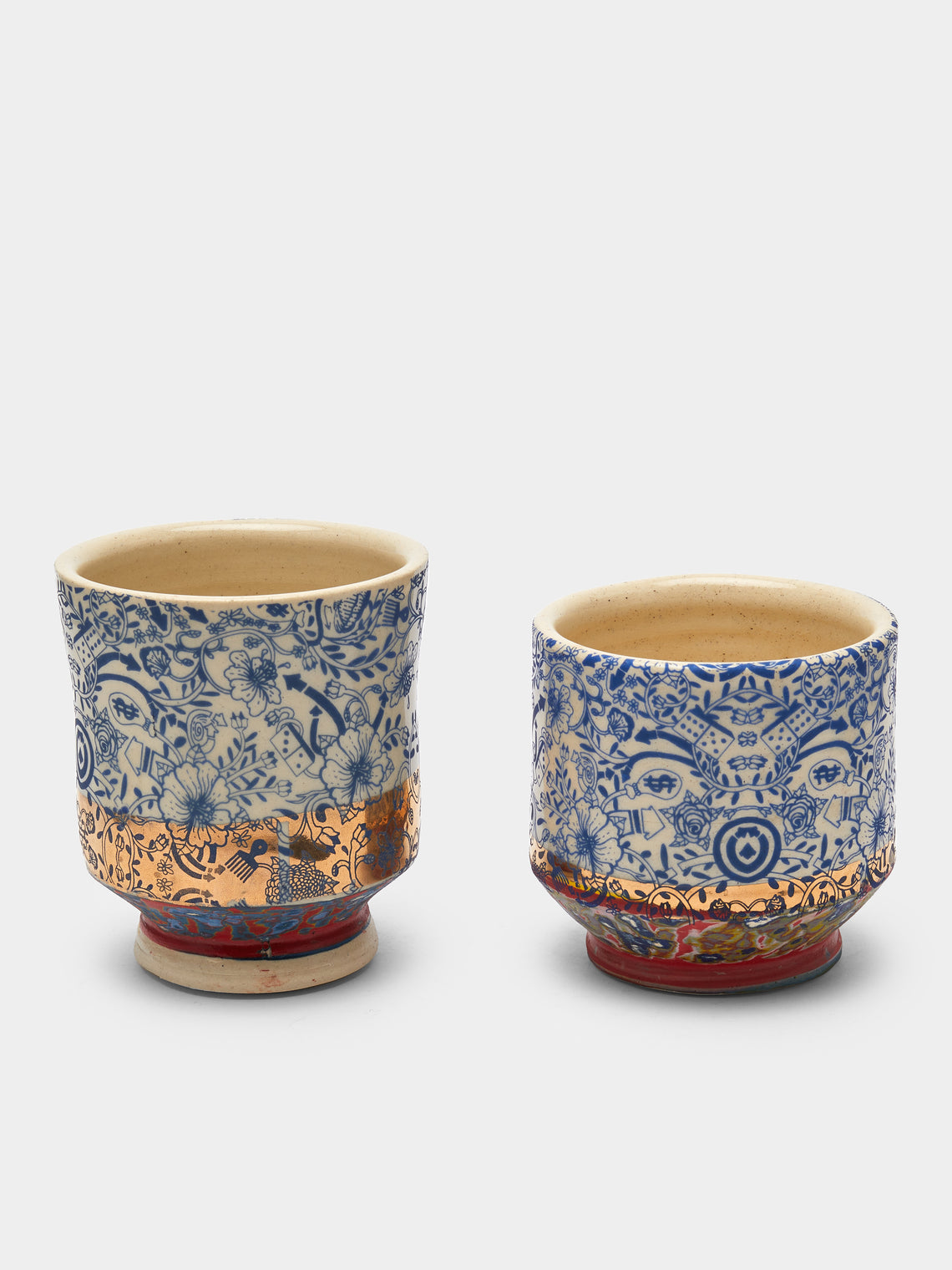 The Village Potter x Roberto Lugo - Edition 86 and 97 Ceramic Cups (Set of 2) -  - ABASK - 