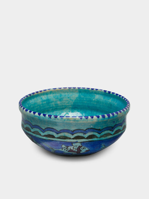 Antique and Vintage - 1950s Persian Ceramic Serving Bowl -  - ABASK - 