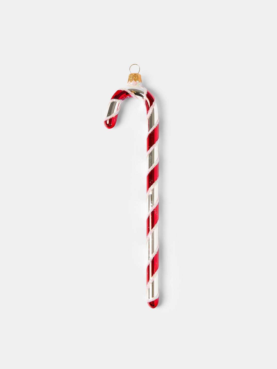 Antique and Vintage - Hand-Blown Glass Candy Cane Tree Decorations (Set of 4) -  - ABASK