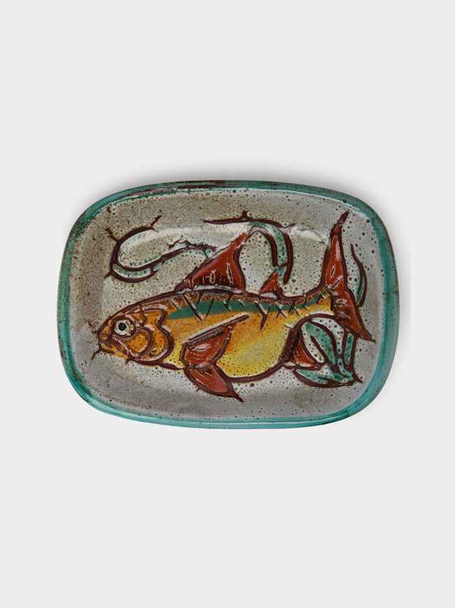 Antique and Vintage - 1950s Vallauris Fish Dish -  - ABASK