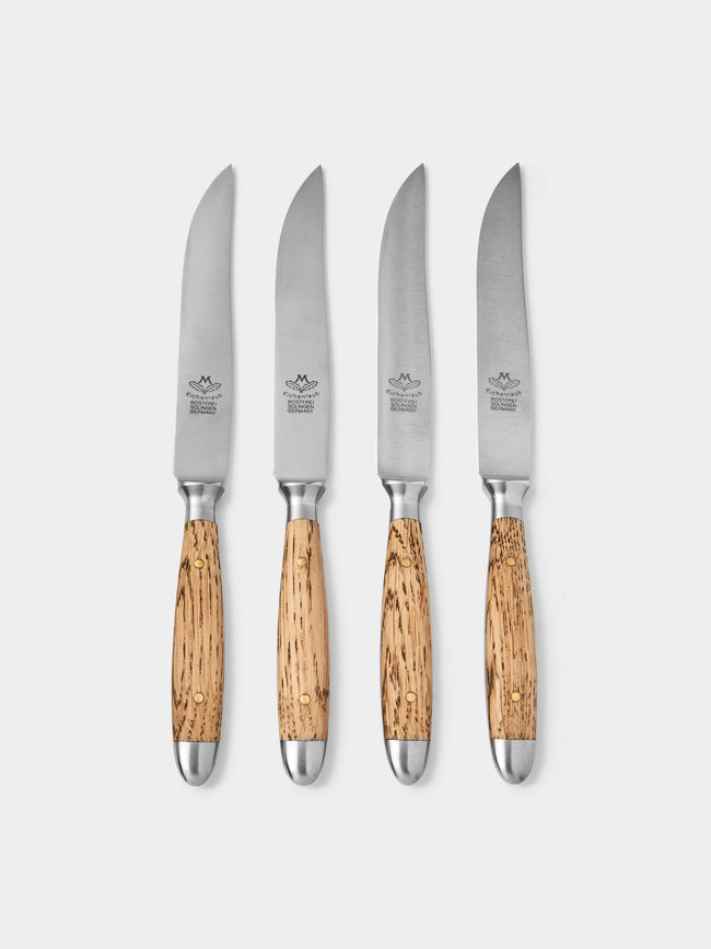 Eichenlaub - Light Oak Old German Steak Cutlery (Set of 4) -  - ABASK - 