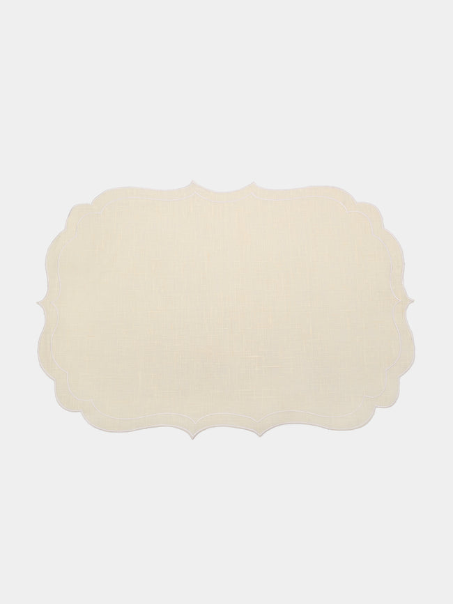 La Gallina Matta - Ninette Linen Placemats (Set of 4) -  - ABASK - 