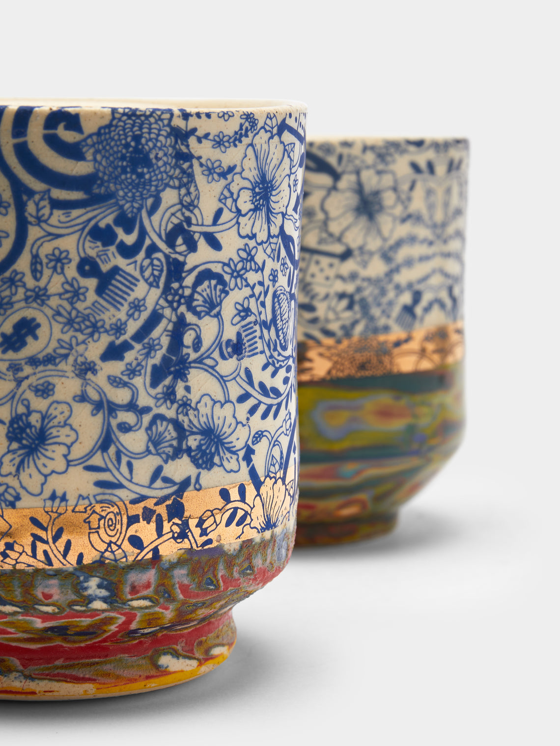 The Village Potter x Roberto Lugo - Edition 90 and 94 Ceramic Cups (Set of 2) -  - ABASK