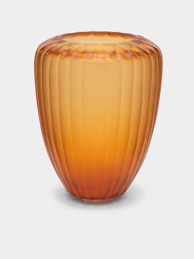 Micheluzzi Glass - Goccia Coste Hand-Blown Murano Glass Tall Vase -  - ABASK - 