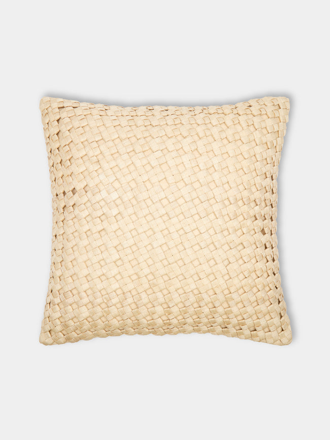 KUBO Curated - Diamond Large Weave Palm Cushion -  - ABASK - 