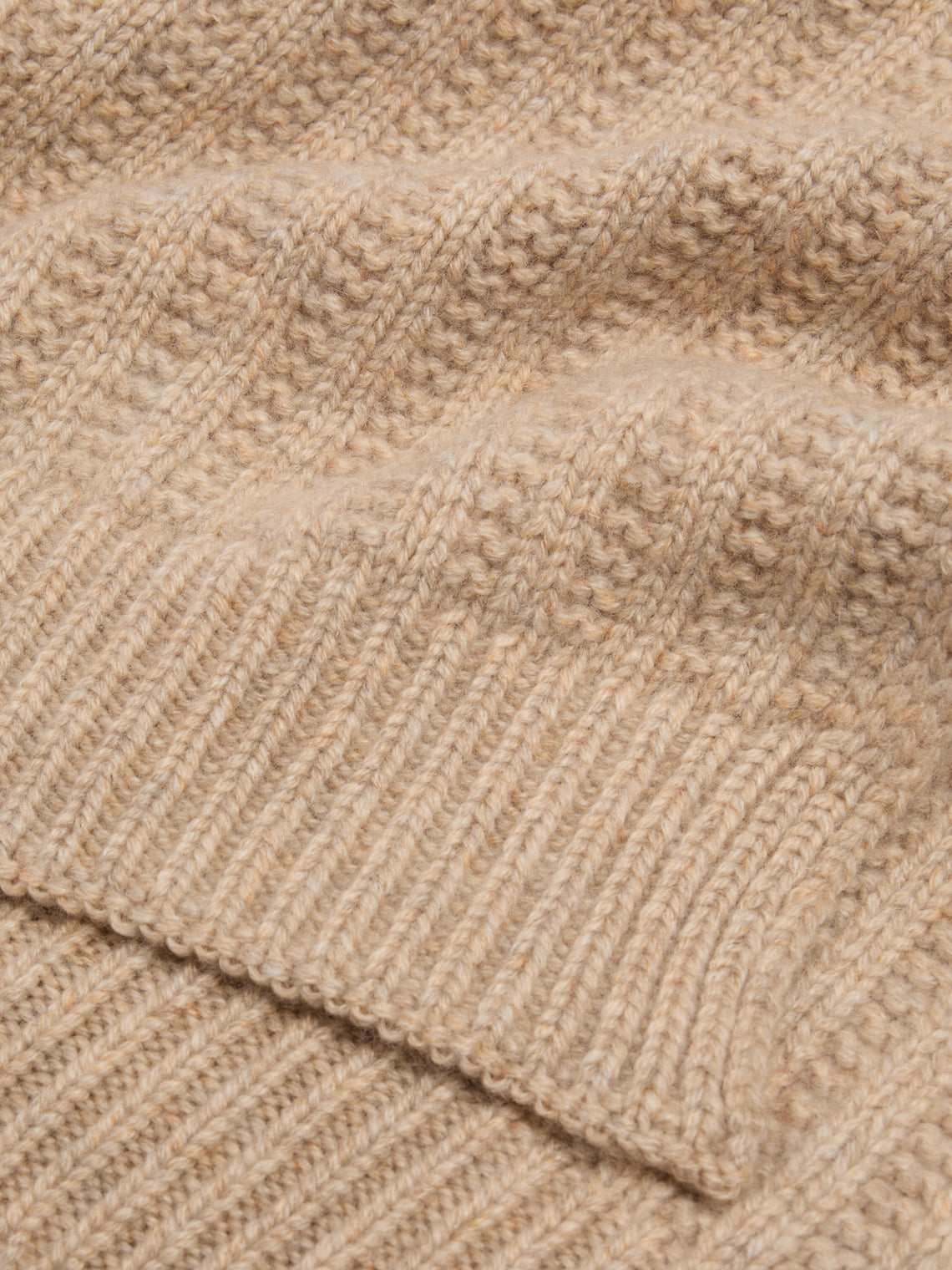 Johnstons of Elgin - Knitted-Texture Cashmere Blanket -  - ABASK