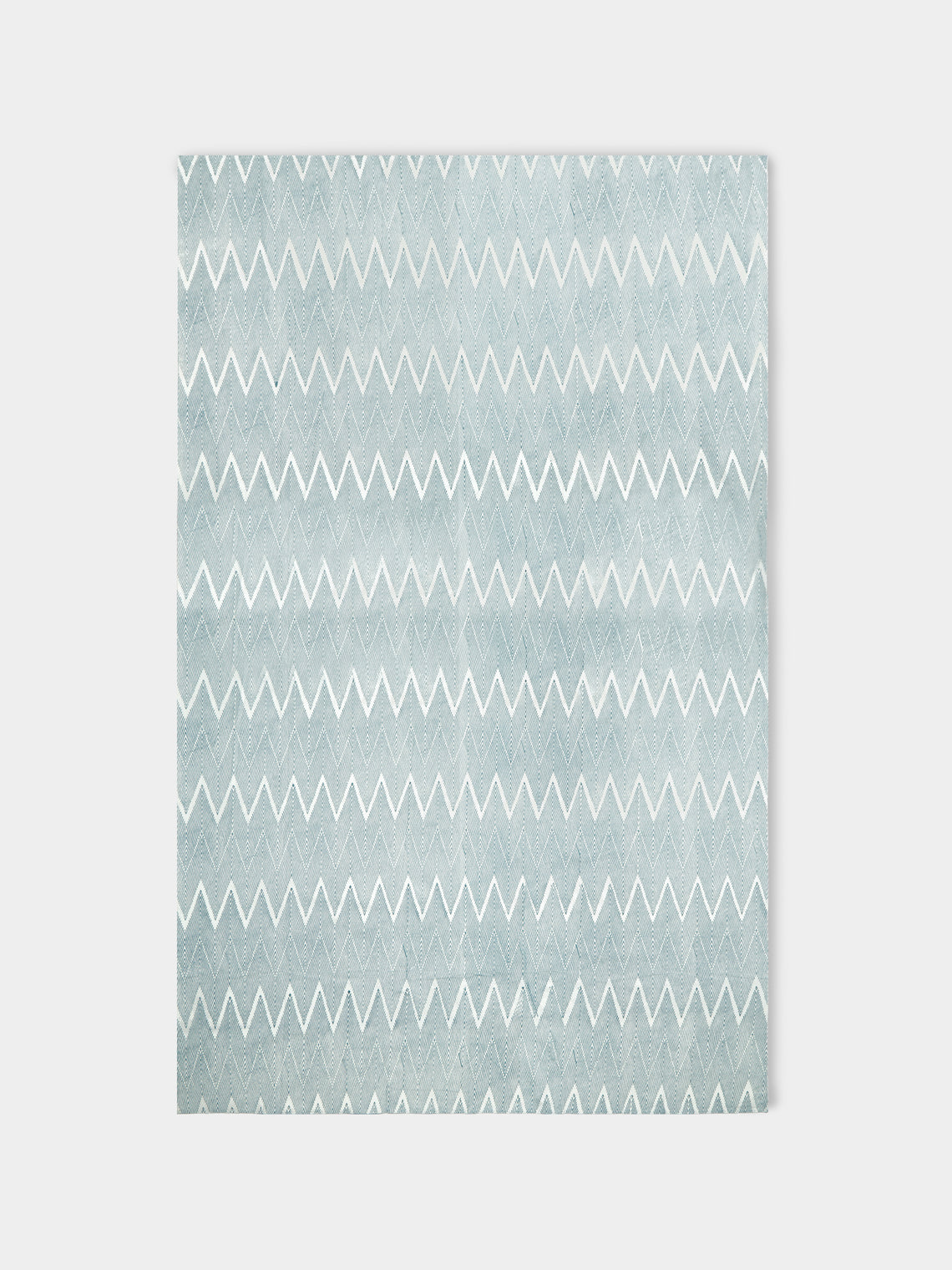 The Table Love - The Zigzag Block-Printed Linen Tablecloth -  - ABASK