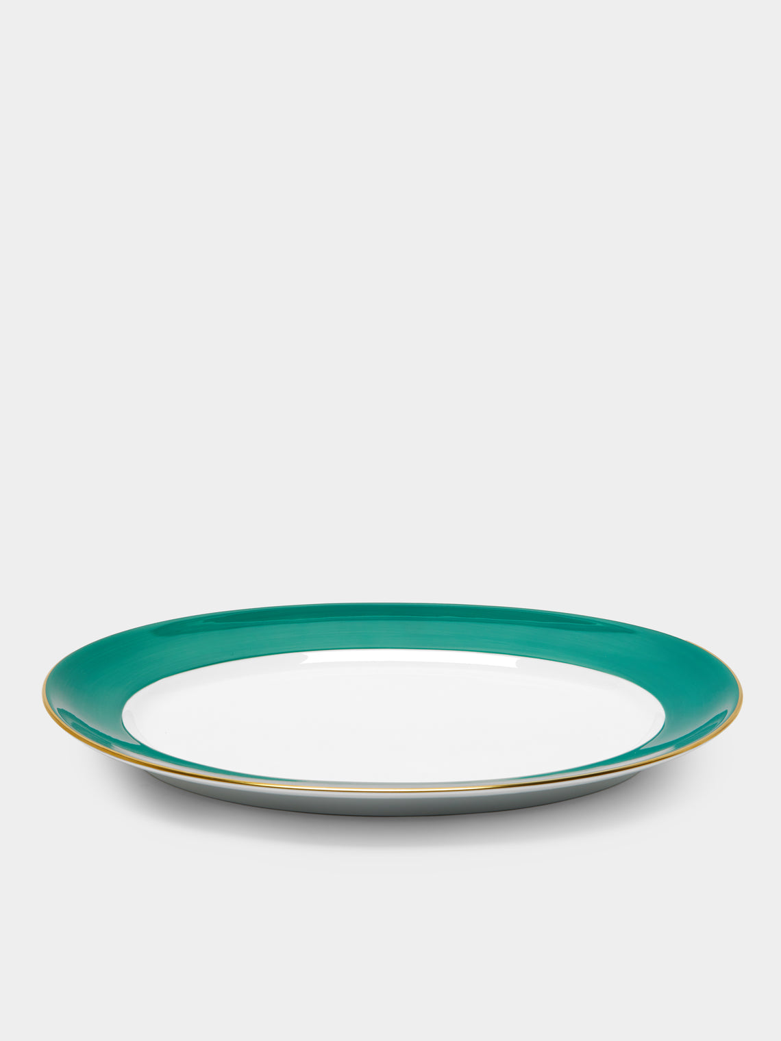 Robert Haviland & C. Parlon - Coco Hand-Painted Porcelain Oval Serving Platter -  - ABASK