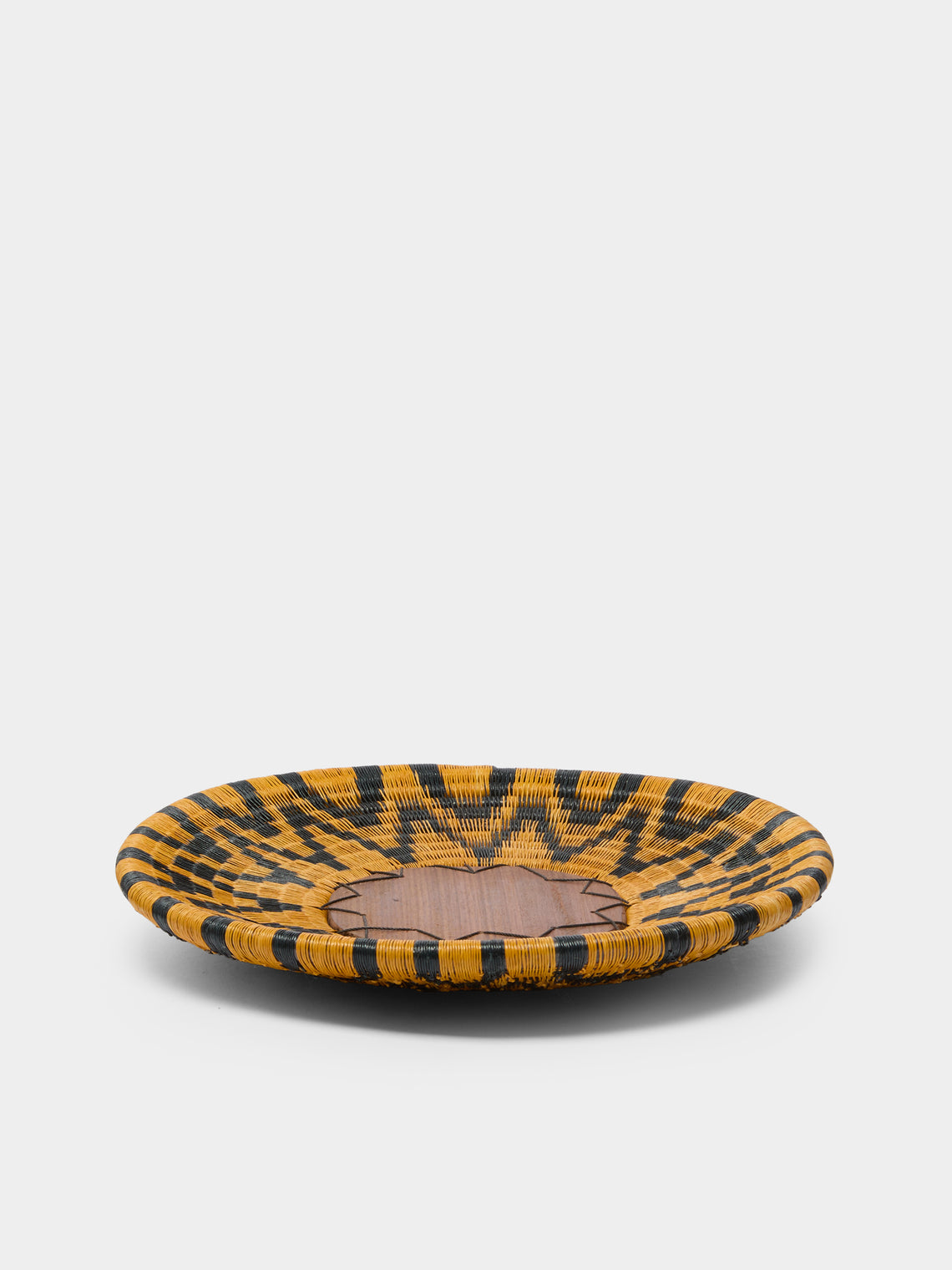 CasaLatina - Mustard Handwoven Werregue Palm Fruit Bowl -  - ABASK - 