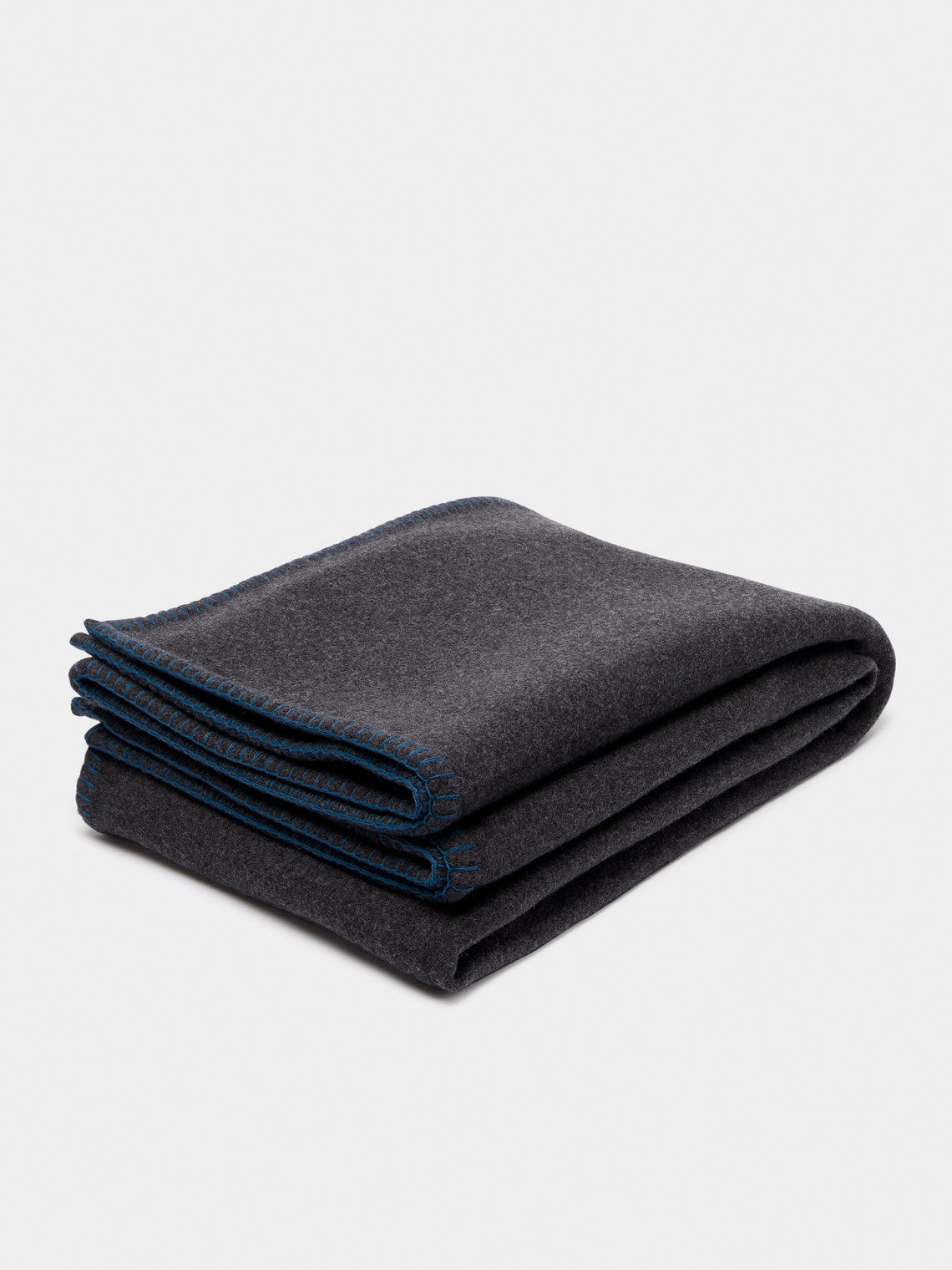 Begg x Co - Filt Lambswool and Cashmere Blanket - Grey - ABASK