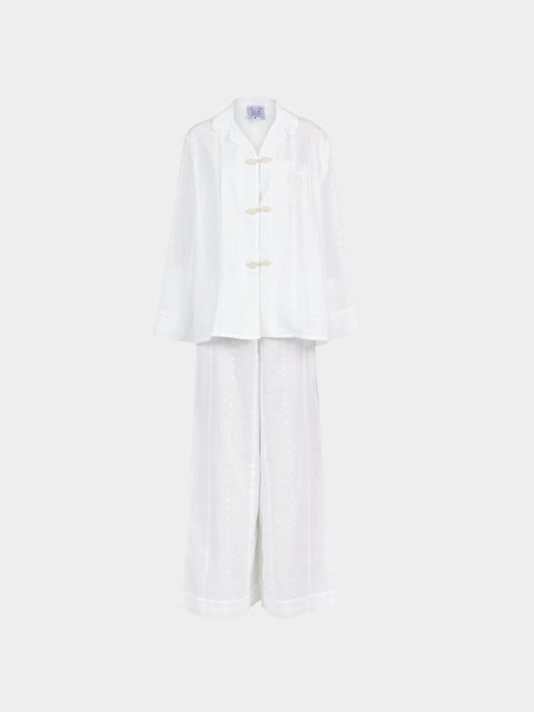 Thierry Colson - The Albertine Cotton Pyjama Set | Size: M -  - ABASK - 