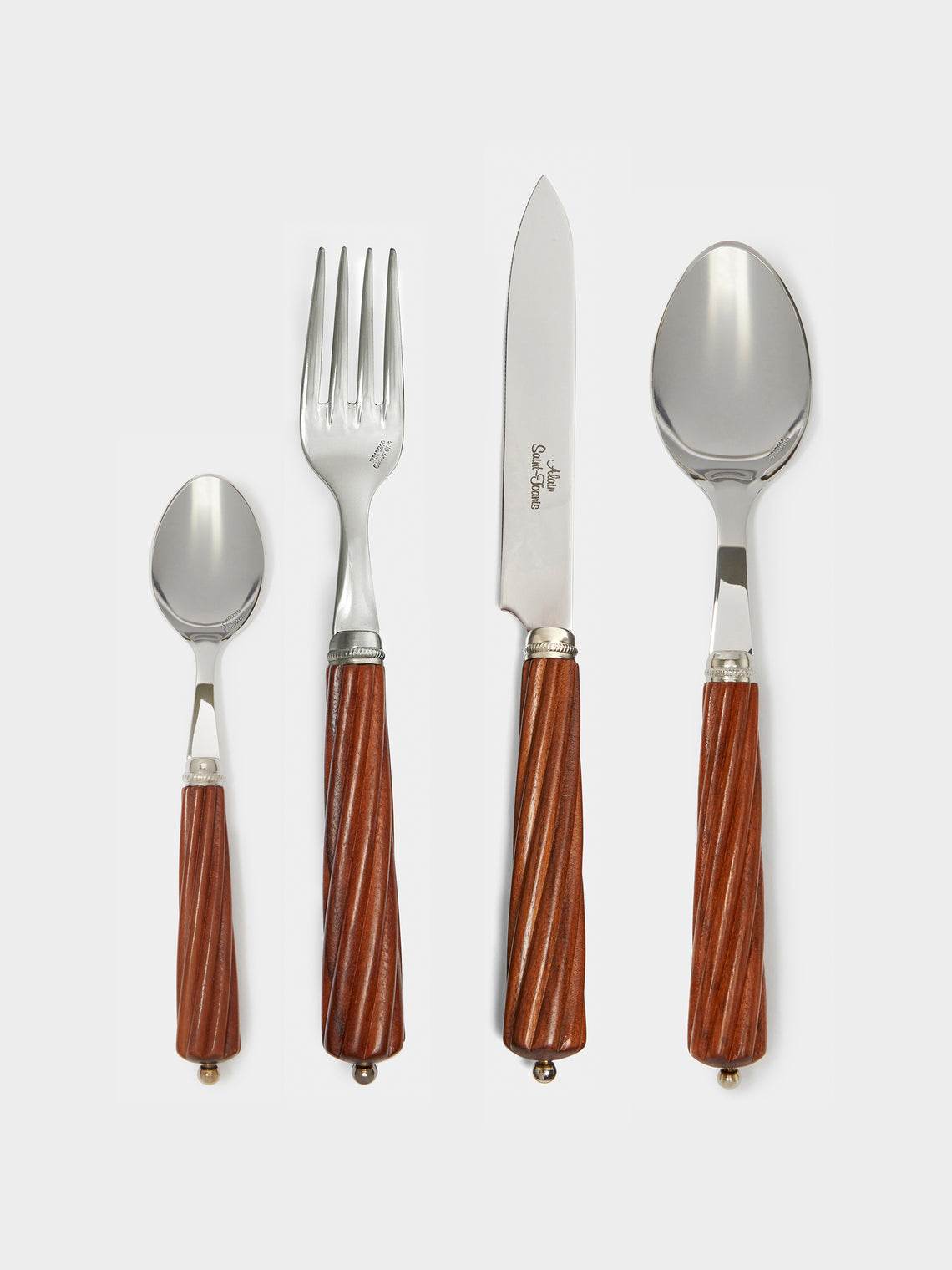 Alain Saint-Joanis - Oregon Rosewood Dinner Cutlery (Set of 4) -  - ABASK - 