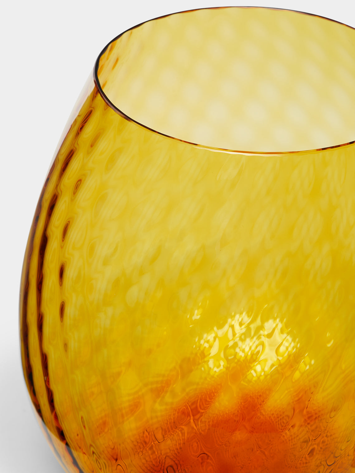 NasonMoretti - Macramé Hand-Blown Murano Glass Large Hurricane Candle Holder -  - ABASK