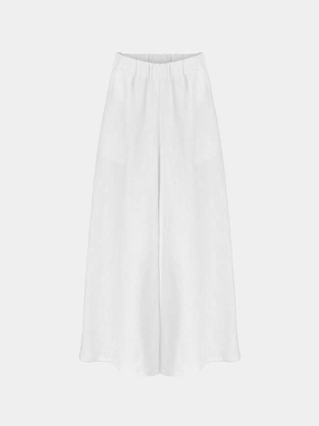 Dusan - Gaucho Linen Trousers -  - ABASK - 