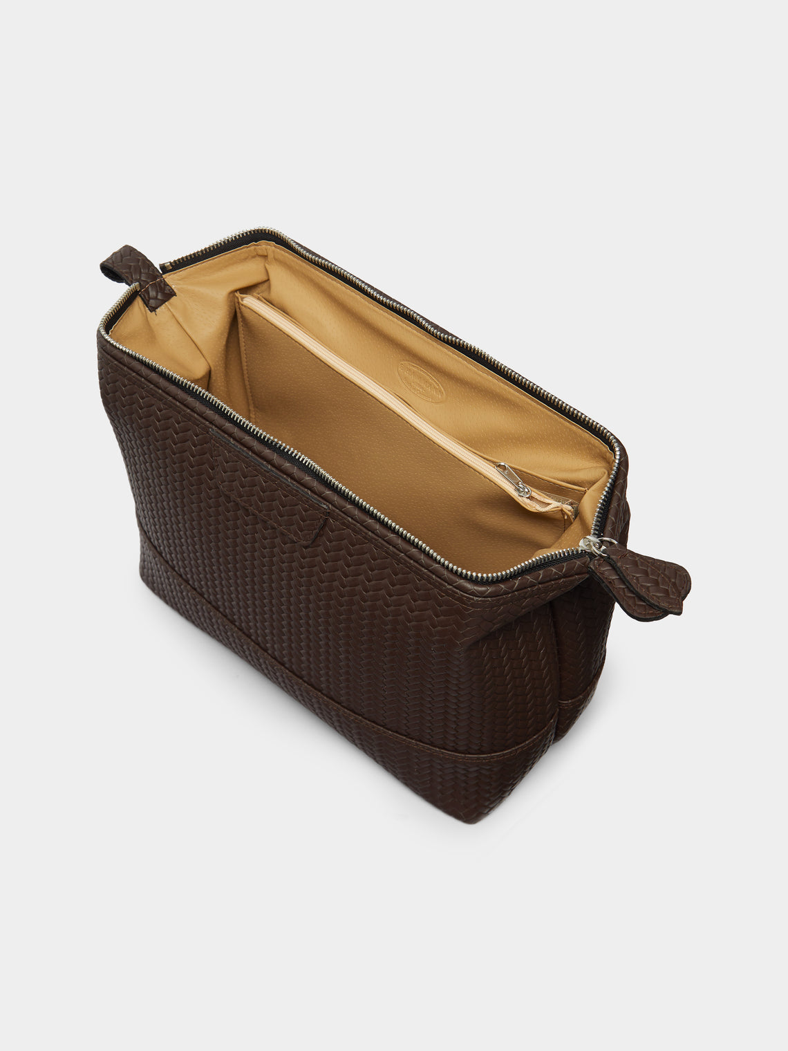 F. Hammann - Leather Large Wash Bag -  - ABASK