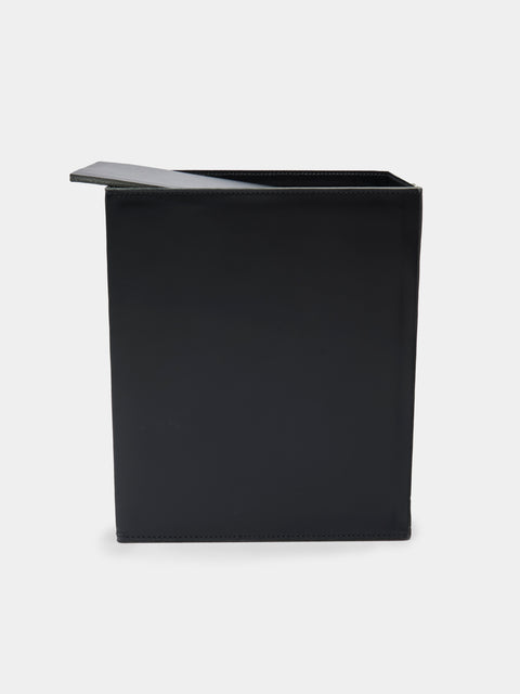 Rabitti 1969 - Fold Leather Wastepaper Bin -  - ABASK - 