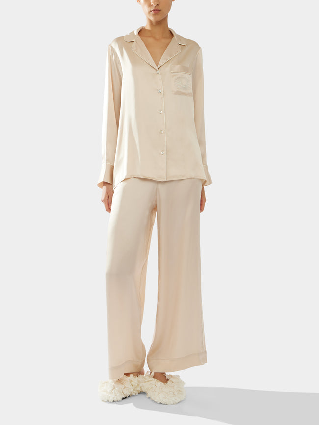 Thierry Colson - The Albertine Silk Pyjama Set | Size: S -  - ABASK