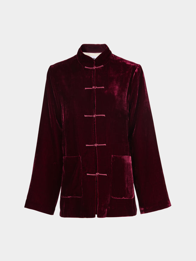 Yali Milano - Velvet Blazer | Size: S -  - ABASK - 