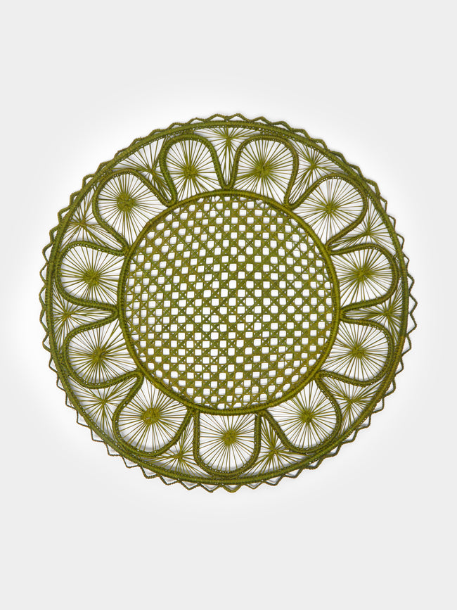 Coro Cora - Nube Handwoven Iraca Palm Placemats (Set of 4) -  - ABASK - 