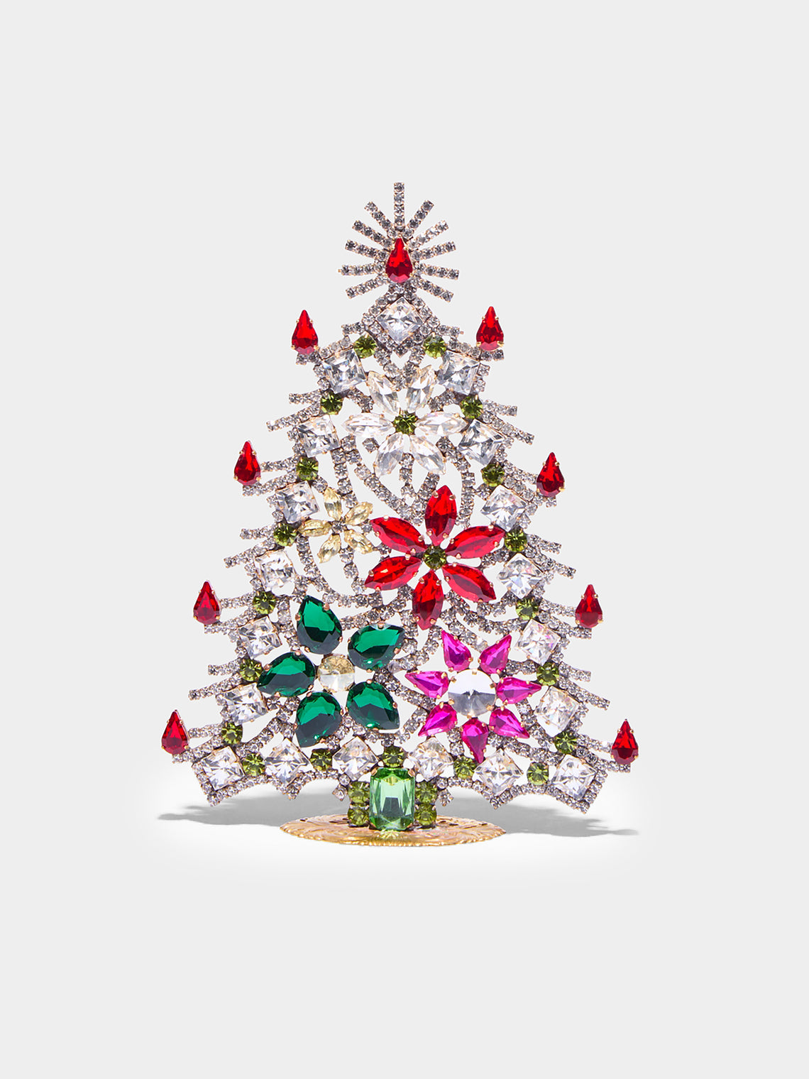 Antique and Vintage - 1930s Czech Jewelled Small Christmas Tree -  - ABASK - 