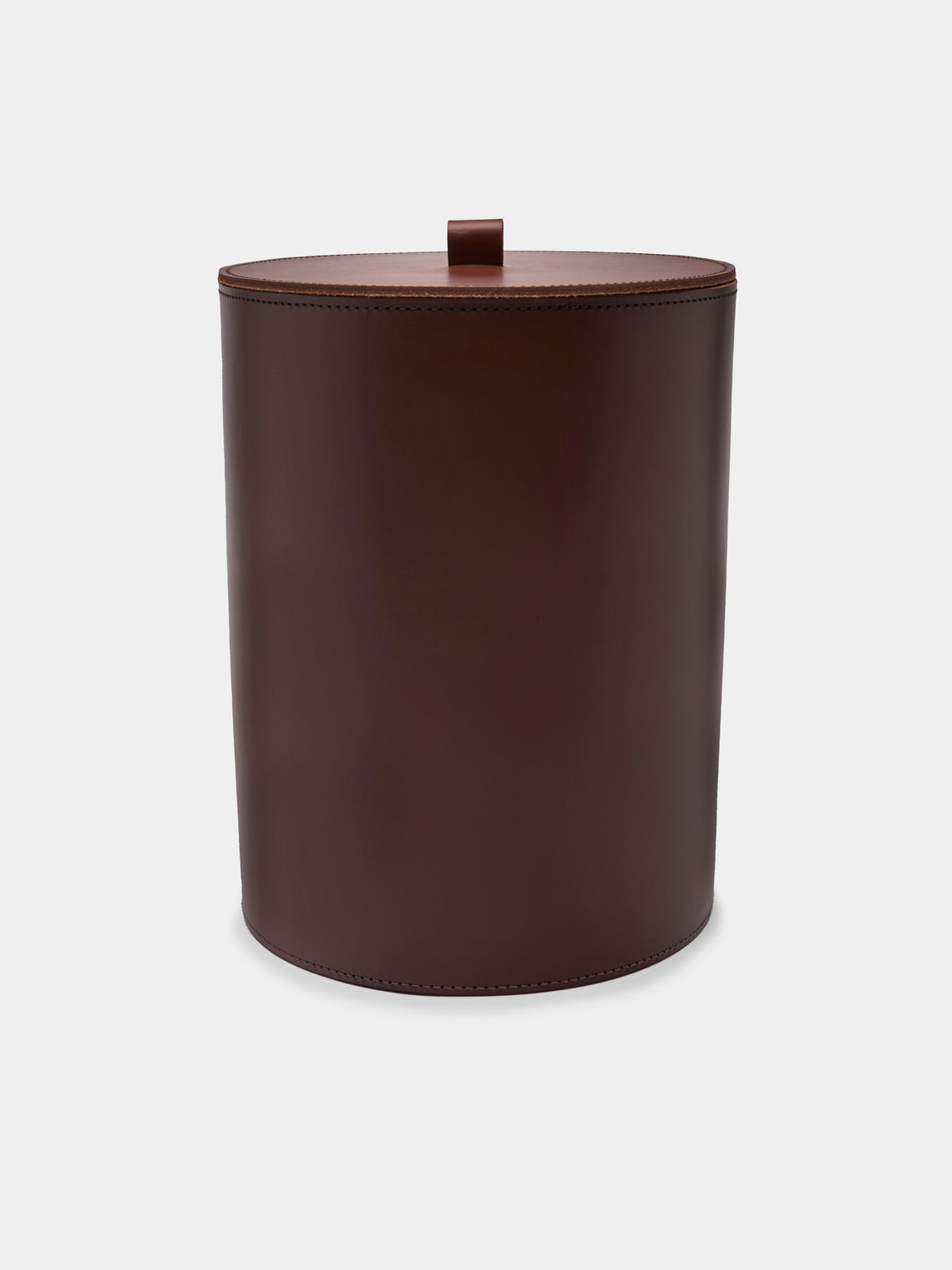 Rabitti 1969 - Orvieto Leather Wastepaper Bin -  - ABASK - 