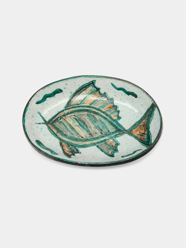 Antique and Vintage - 1950s Jacques Blin Ceramic Fish Platter -  - ABASK - 