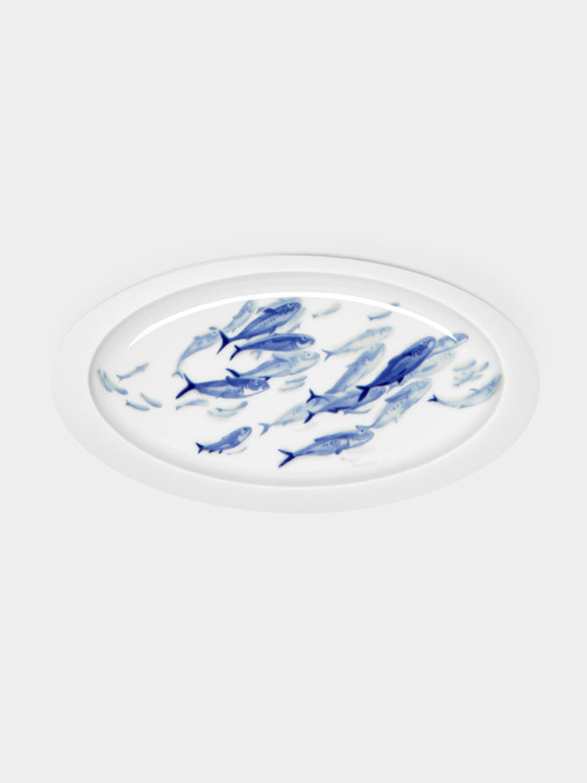 Hering Berlin - Ocean Porcelain Oval Platter -  - ABASK - 