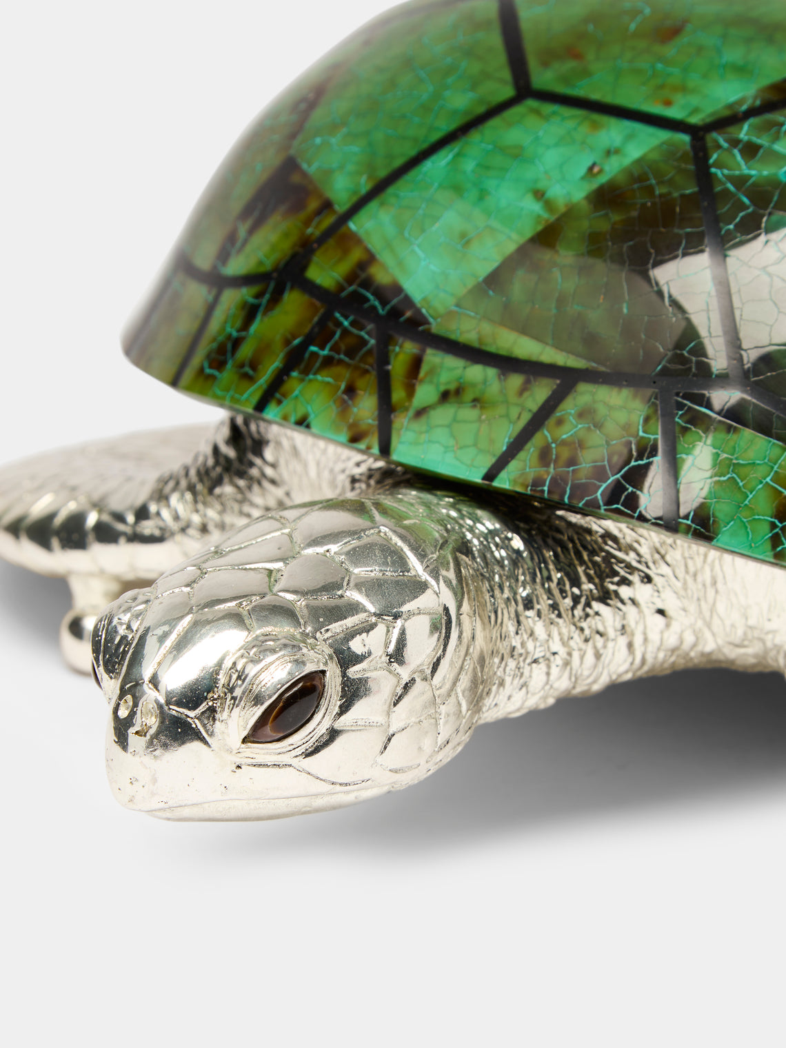 Objet Luxe - Silver-Plated and Shell Box -  - ABASK