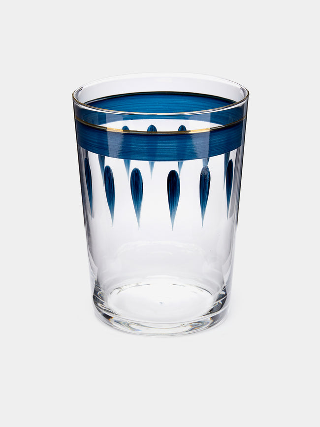 Los Vasos de Agua Clara - Soul Hand-Painted Glass Tumblers (Set of 6) -  - ABASK - 