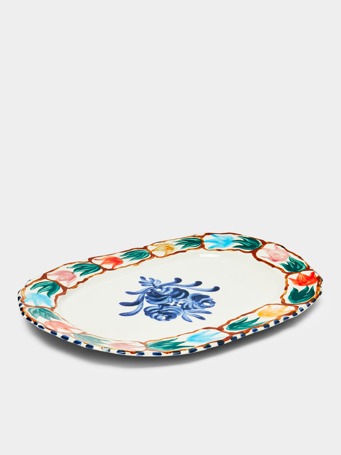 Zsuzsanna Nyul - Hand-Painted Serving Platter -  - ABASK