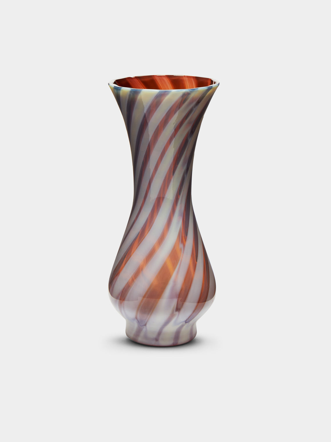 Antique and Vintage - Mid-Century Spiral Glass Bud Vase -  - ABASK - 