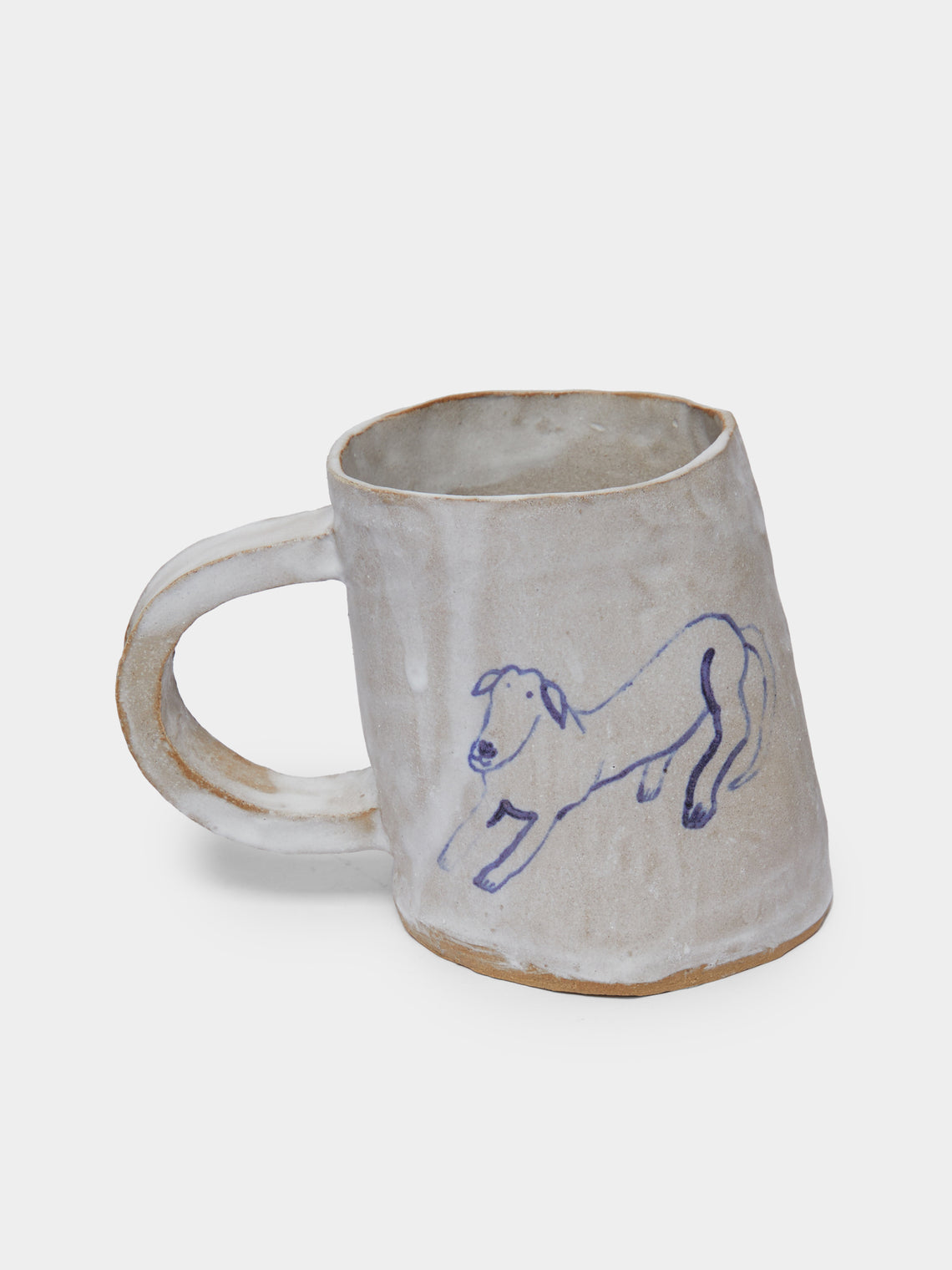 Liz Rowland - Dog Hand-Painted Ceramic Mug -  - ABASK - 
