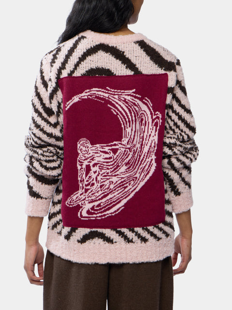 Digital Surfer Cashmere Crew-Neck Sweater