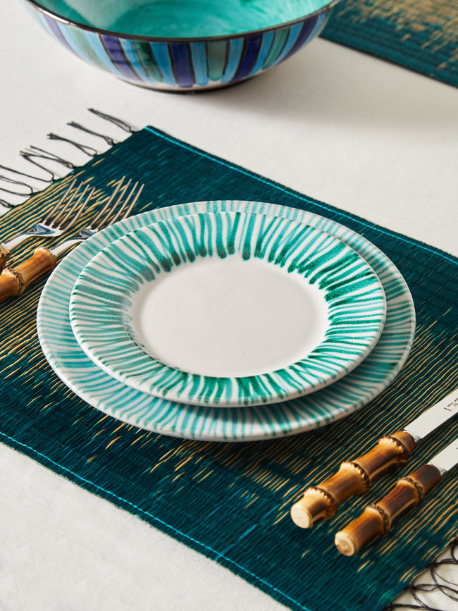 Ceramica Pinto - Vietri Hand-Painted Ceramic Side Plates (Set of 4) -  - ABASK
