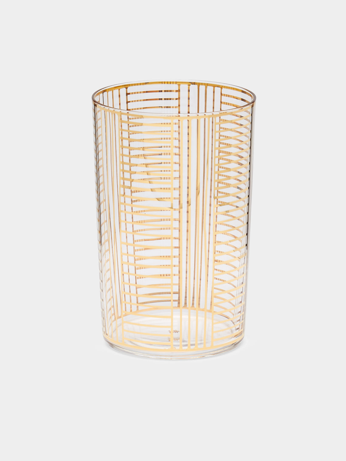 Lobmeyr - Josef Hoffmann Series B Gold Water Tumbler -  - ABASK - 