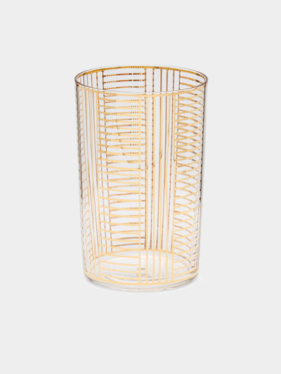 Lobmeyr - Josef Hoffmann Series B Gold Water Tumbler -  - ABASK - 