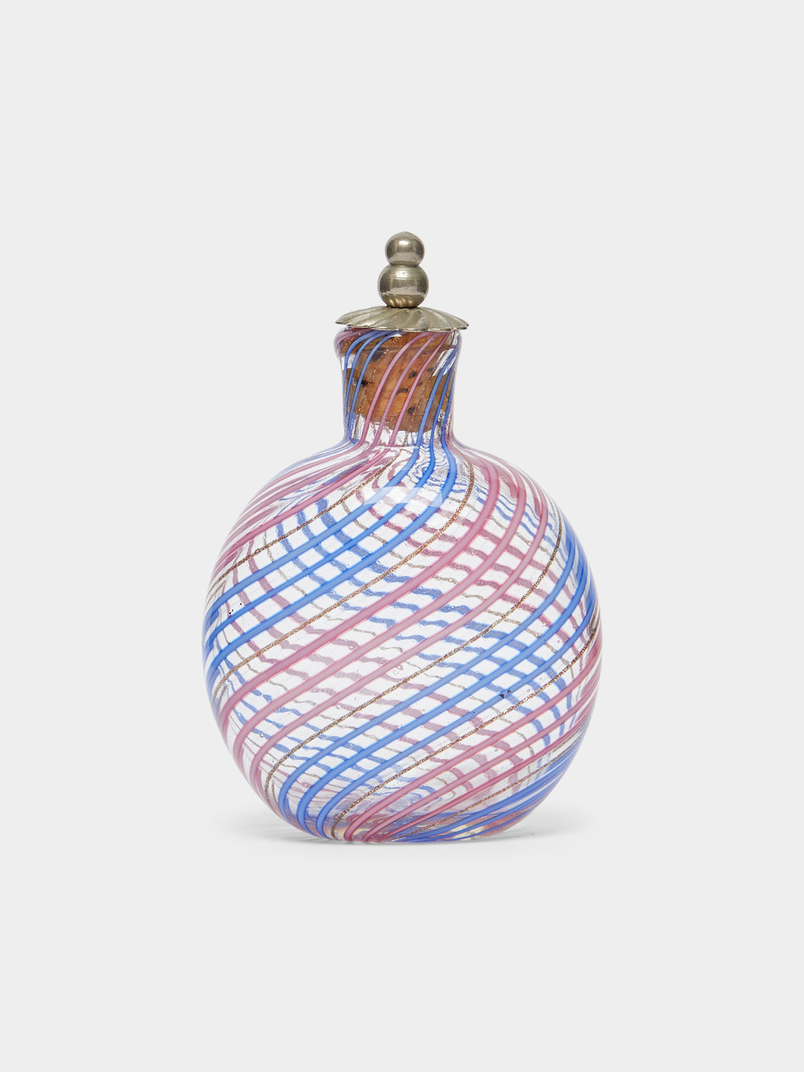 Antique and Vintage - Early 20th Century Murano Spiral Perfume Bottle -  - ABASK - 
