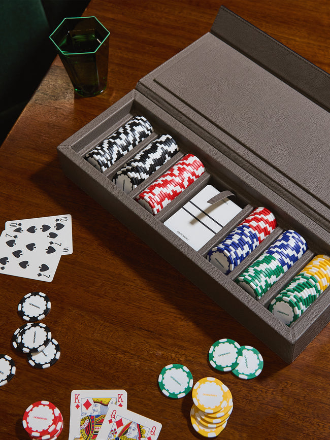 Giobagnara - Parma Leather Poker Set -  - ABASK